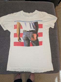 Rare Vintage Bruce Springsteen Born in the USA 1(contact info removed) Tour Band Shirt