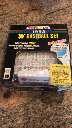 1993 TOYS R US Baseball Set 100 Stars With BONUS 12 Master Photos Factory NIB