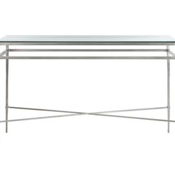 Silver Console Table
