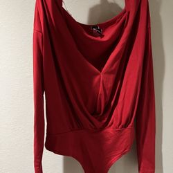 Windsor Red Bodysuit 