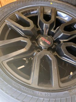 GMC Sierra Elevation 6 Lug 20 Inch OEM Wheels On Brand New Tires