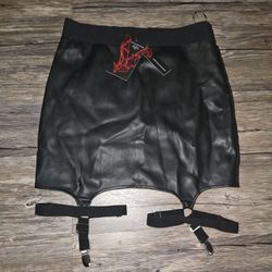 KILL STAR Cassandra PU Mini Skirt