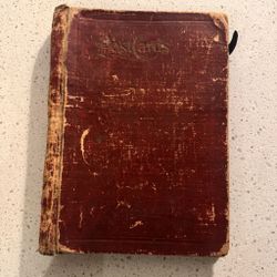 Vintage Post Card Binder Red - Blank Pages 