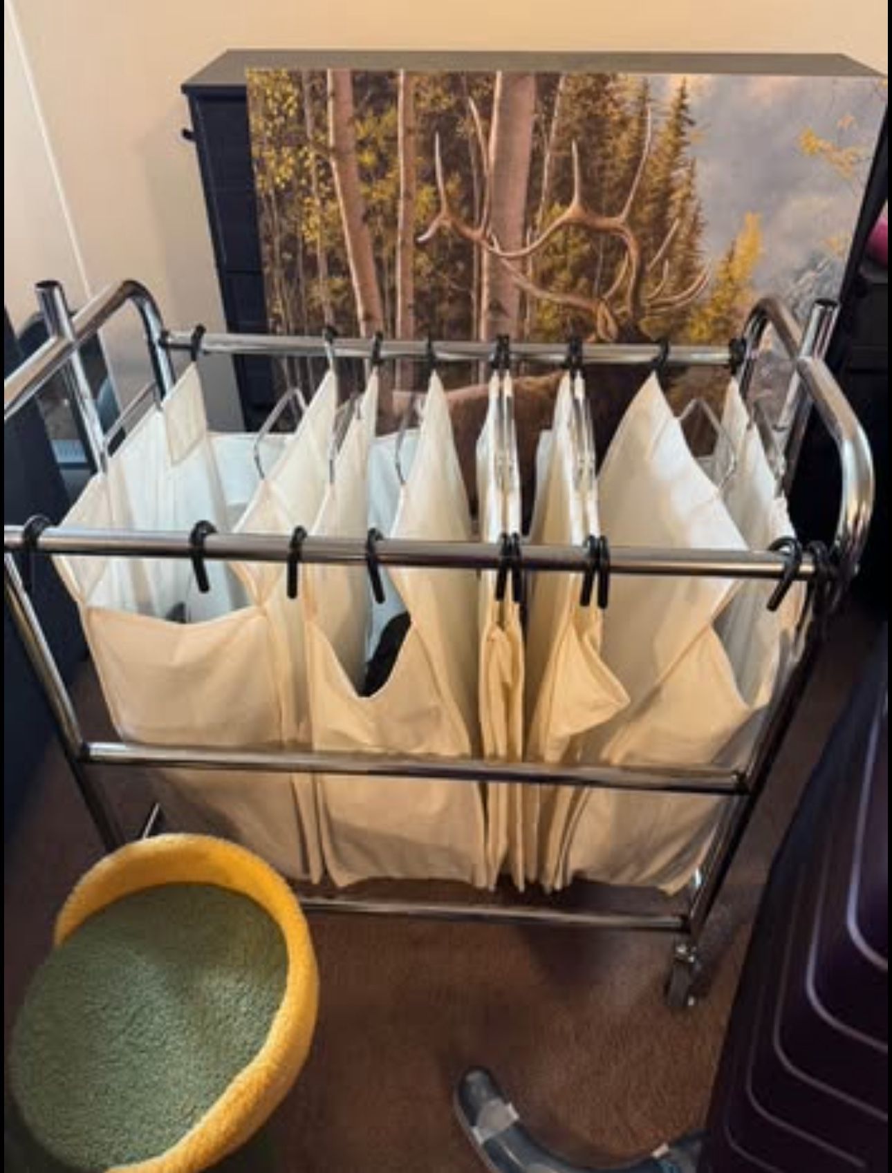 Laundry Array On Wheels