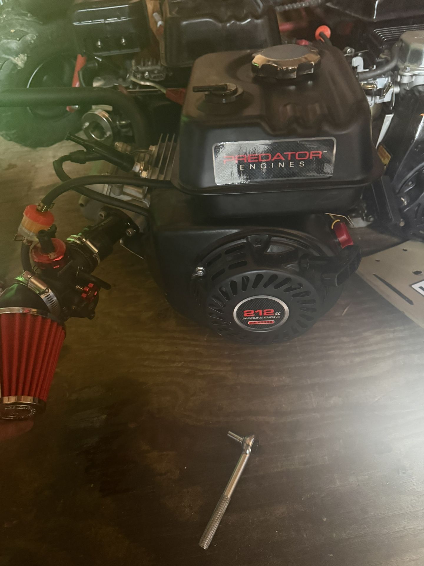 horizontal shaft engines for mini bike or go kart or whatever