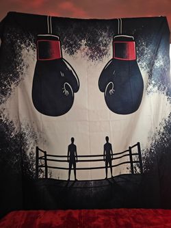 Boxing Theme Wall Tapestry