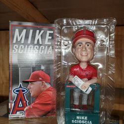Anaheim Angeles Mike Scioscia Bobble Head