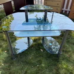 Glass Desk