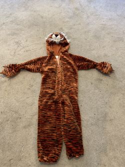 Plush Halloween Tiger Costume Size 6