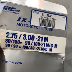 IRC Motorcycle Tube New