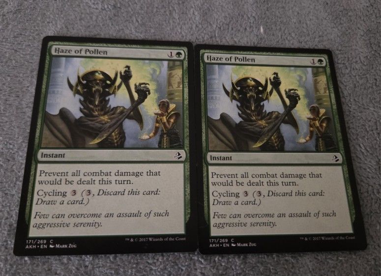 Lot Of 2 Haze of Pollen - Amonkhet #171/269 MTG Magic The Gathering