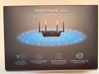 NETGEAR Nighthawk WiFi 6 Router; Model AX5400