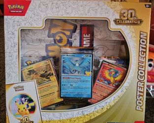 Pokémon TCG 30th Celebration Poster Collection Box