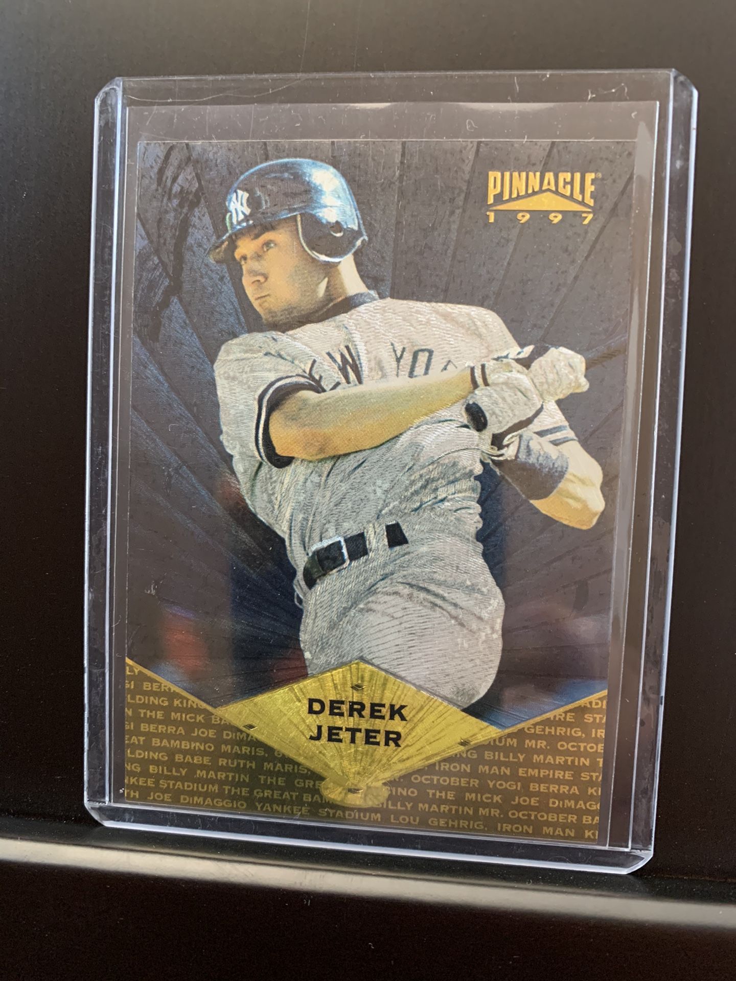 1997 MLB BASEBALL PINNACLE ⚾️ DEREK JETER CARD#139 (RARE)