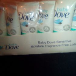 Lot Of 30 Tube Of Baby Dove Sensitive Moistures Fragrance Free Lotion