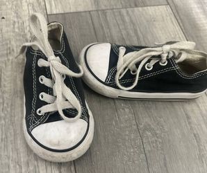 Black Converse Kids Shoes