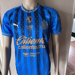Chivas De Guadalajara Blue Men  Soccer Jerseys Size Small To 4XL. 