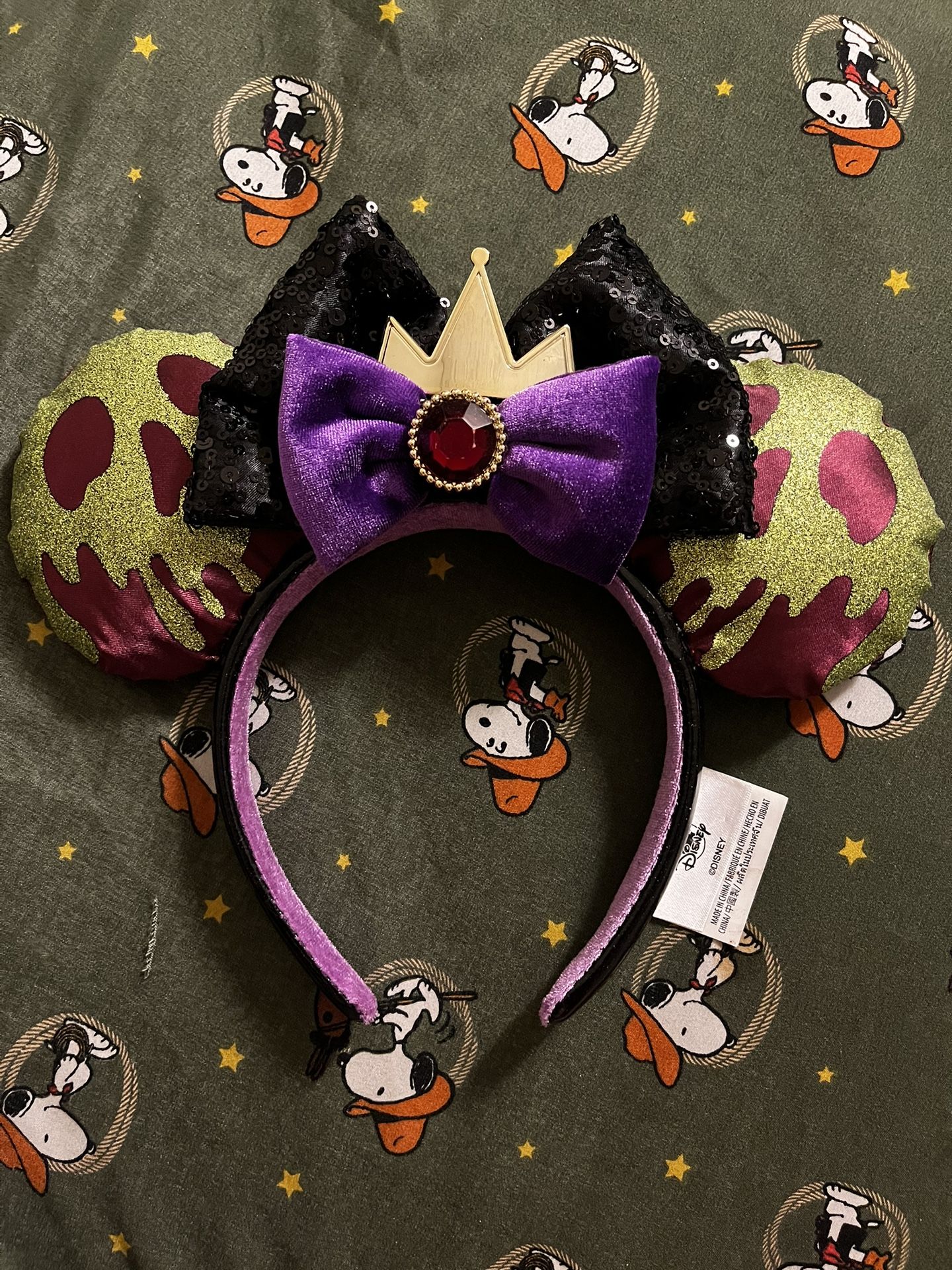 Disney Parks Evil Queen Poison Apple Ears