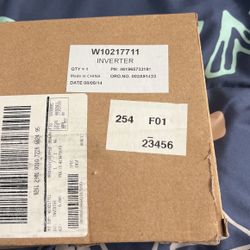 Brand New Whirlpool W10217711 Inverter Board for Microwave