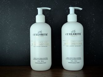 CurlSmith Fragrance-Free Shine Conditioner (12 oz) - 2 New Unopened Bottles