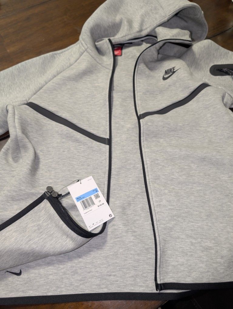 Nike Gray Tech Fleece Hoodie *Brand New*