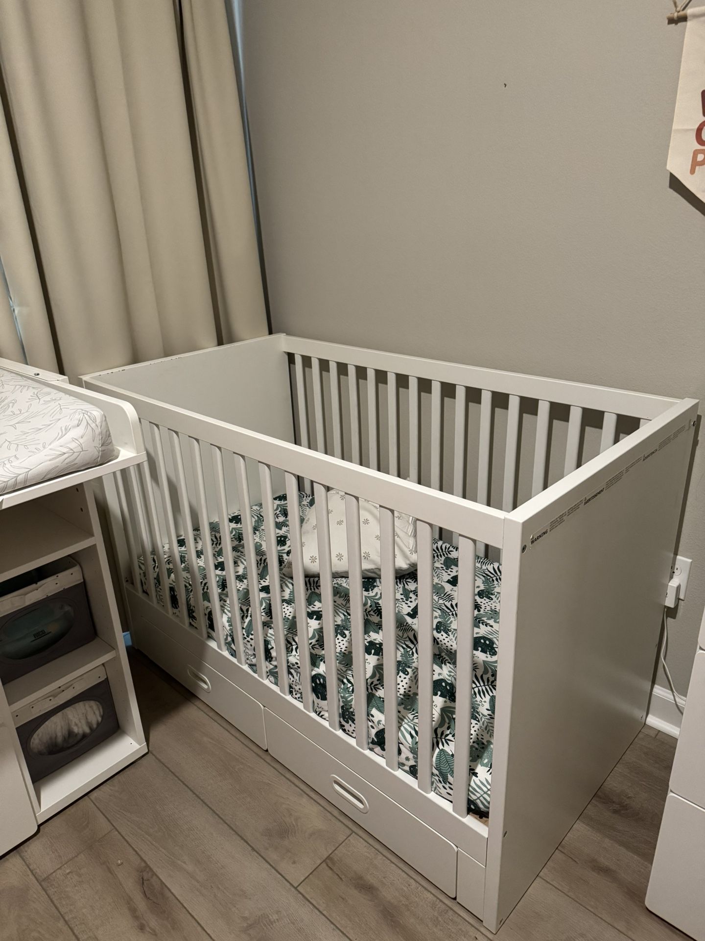 Ikea Stuva Crib/Dresser/Changing Table Set