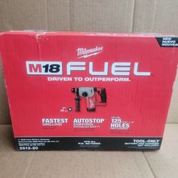 MILWAUKEE M18 FUEL 18V LITHIUM-ION BRUSHLESS CORDLESS 1-IN. SDS-PLUS ROTARY HAMMER ( TOOL ONLY  ) 