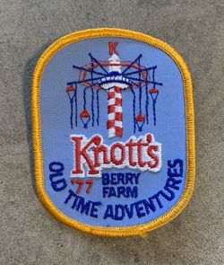 Knott’s Berry Farm Vintage Patch 1977