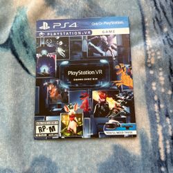 Playstation Vr Demo Disc 2.0 Ps4 Game Playstation 4