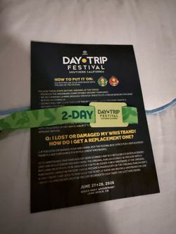 Day Trip Wrist Band