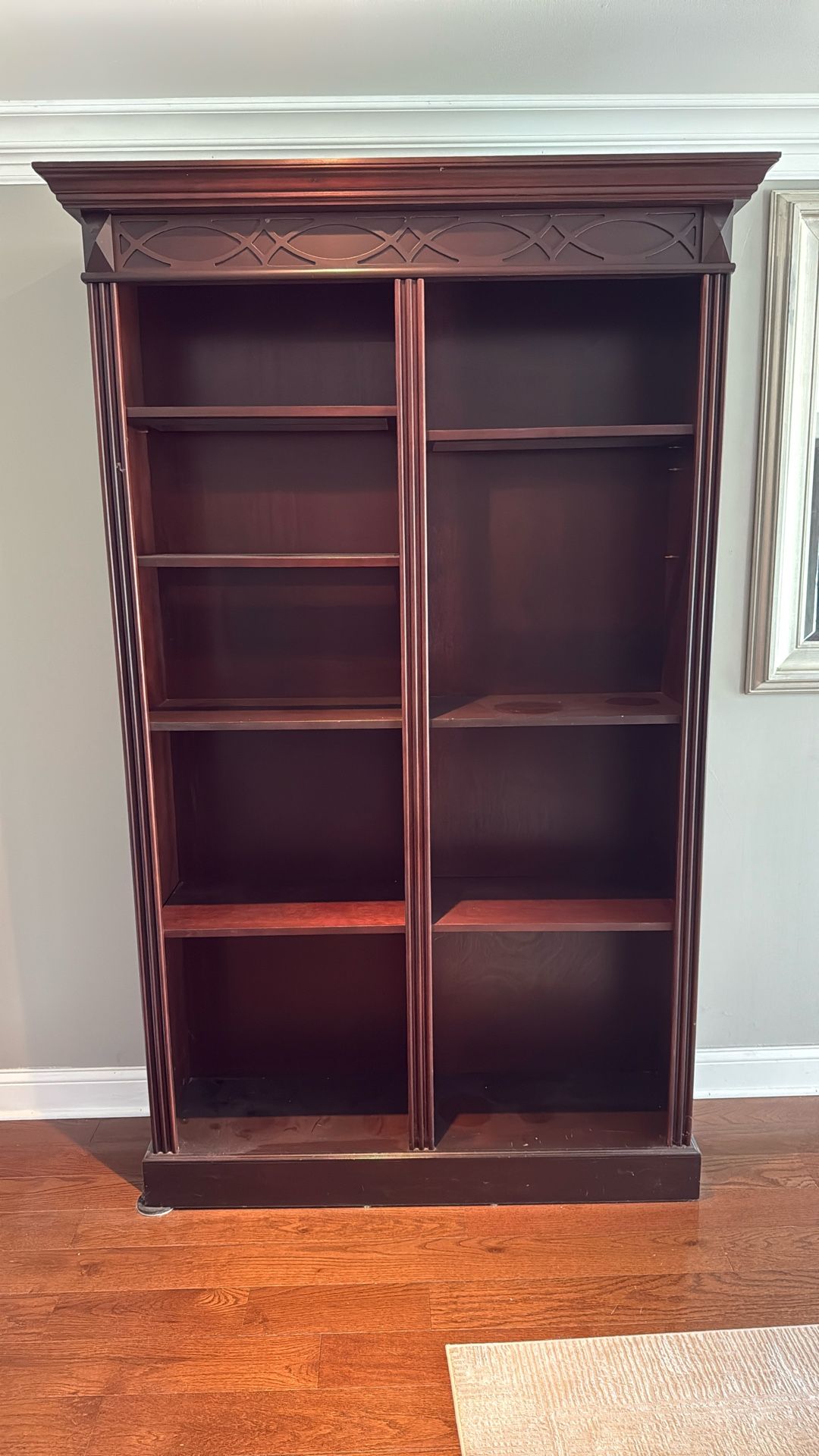 2- Mahogany Book Shelves