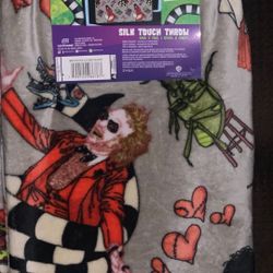 Beetlejuice Valloween Throw 