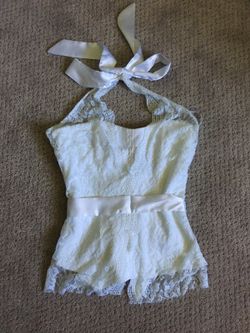 White corset top size xs