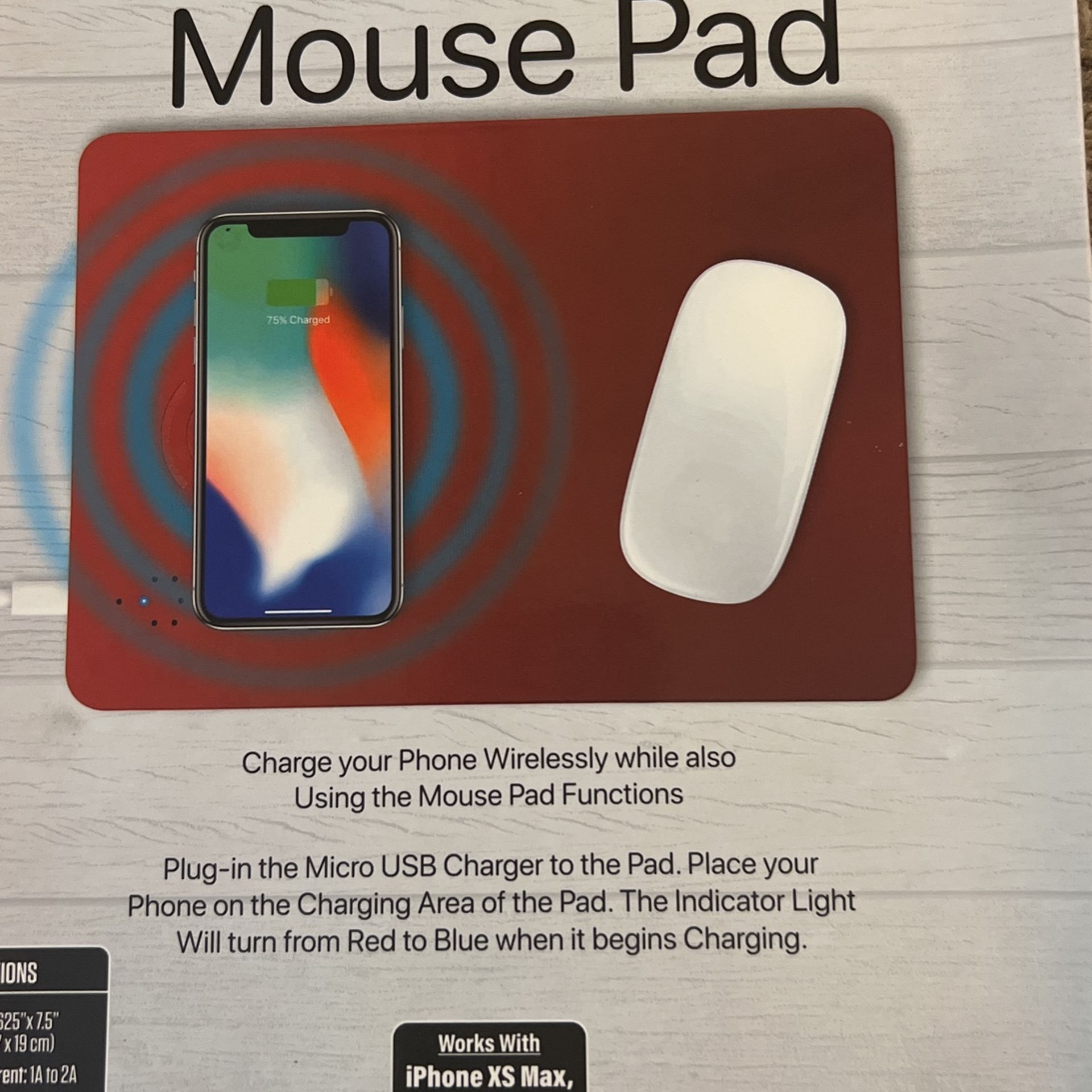 Wireless Charging Mouse Pad