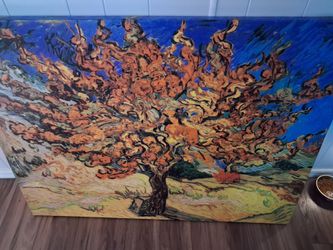 Canvas print of the painting "The Mulberry Tree" by Vincent van Gogh