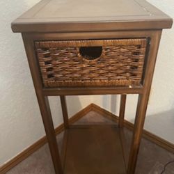 Small 1 drawer Accent Table $40 