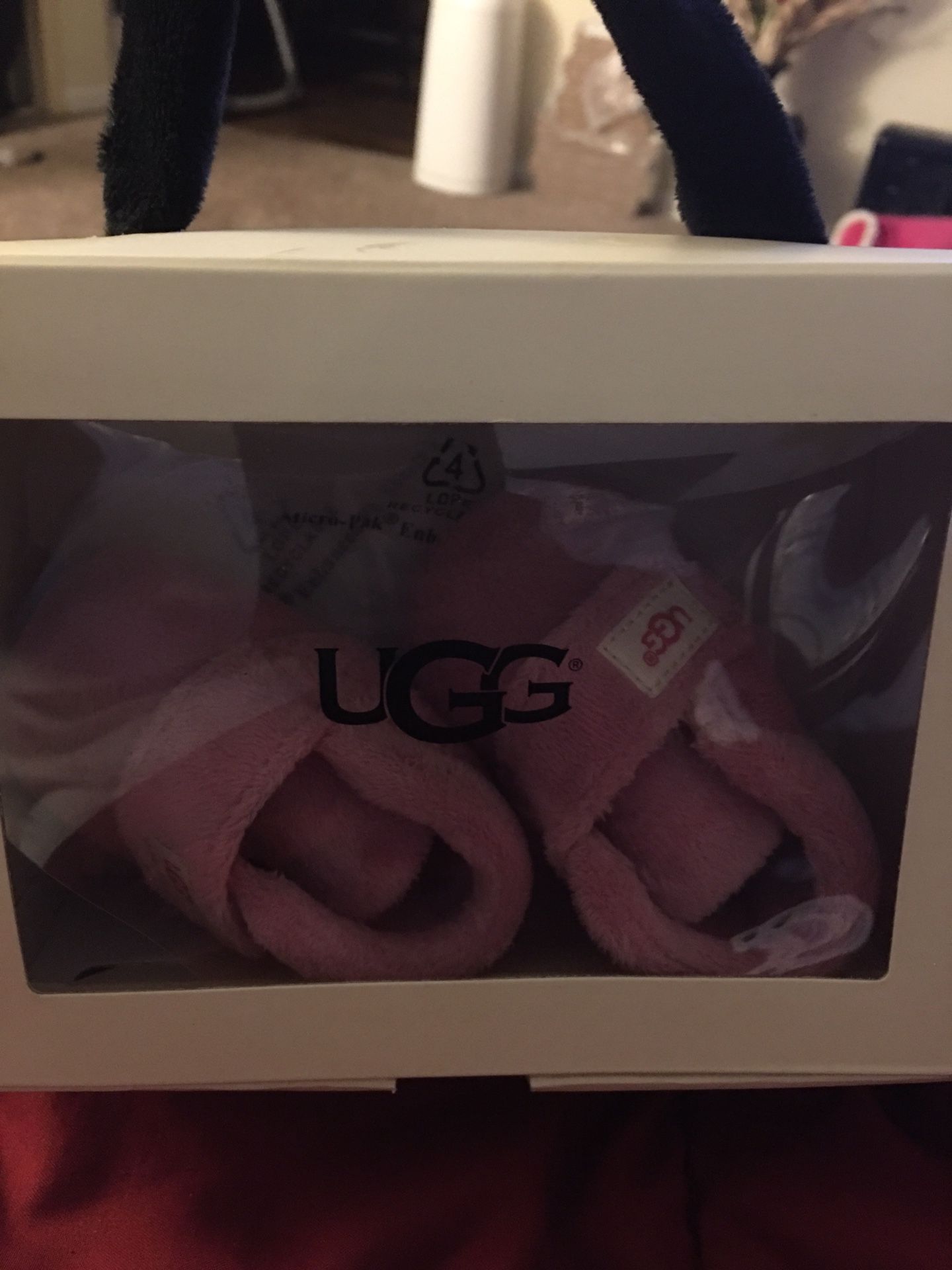 Ugg Pink Plush Infant Boots