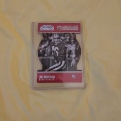 Joe Montana SF Football Card