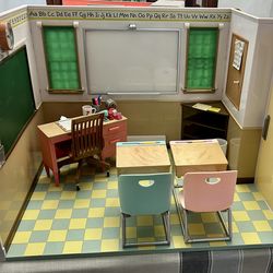 Our Generation School Classroom Playset – Doll Furniture – Great Condition
