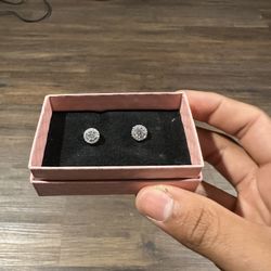 Moissanite Earrings 1 ct