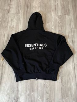 Essentials zip up hoodie