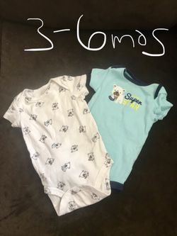 3-6 month onesie set