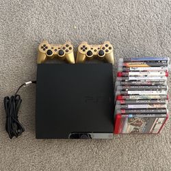 PS3 Slim Console & Games
