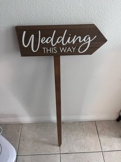 Wedding sign