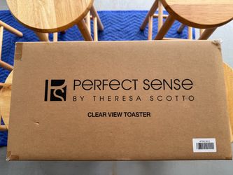 Perfect Sense Clear View Toaster by Theresa Scotto