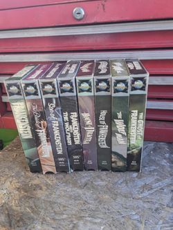 8 películas de Frankenstein en cassette 50 por todas
