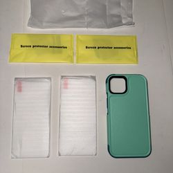 iPhone 15 Case + Screen Protectors