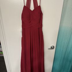 Red Bridesmaid Dress