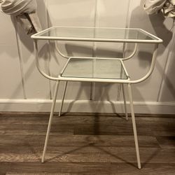 Small Curved Glass Table 