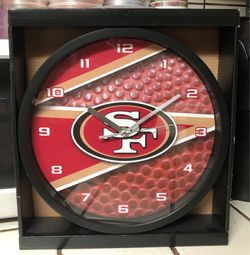 49ers NFL Football clock